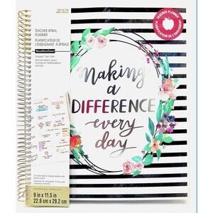 Recollections Teacher Undated Planner Making a Difference Every Day